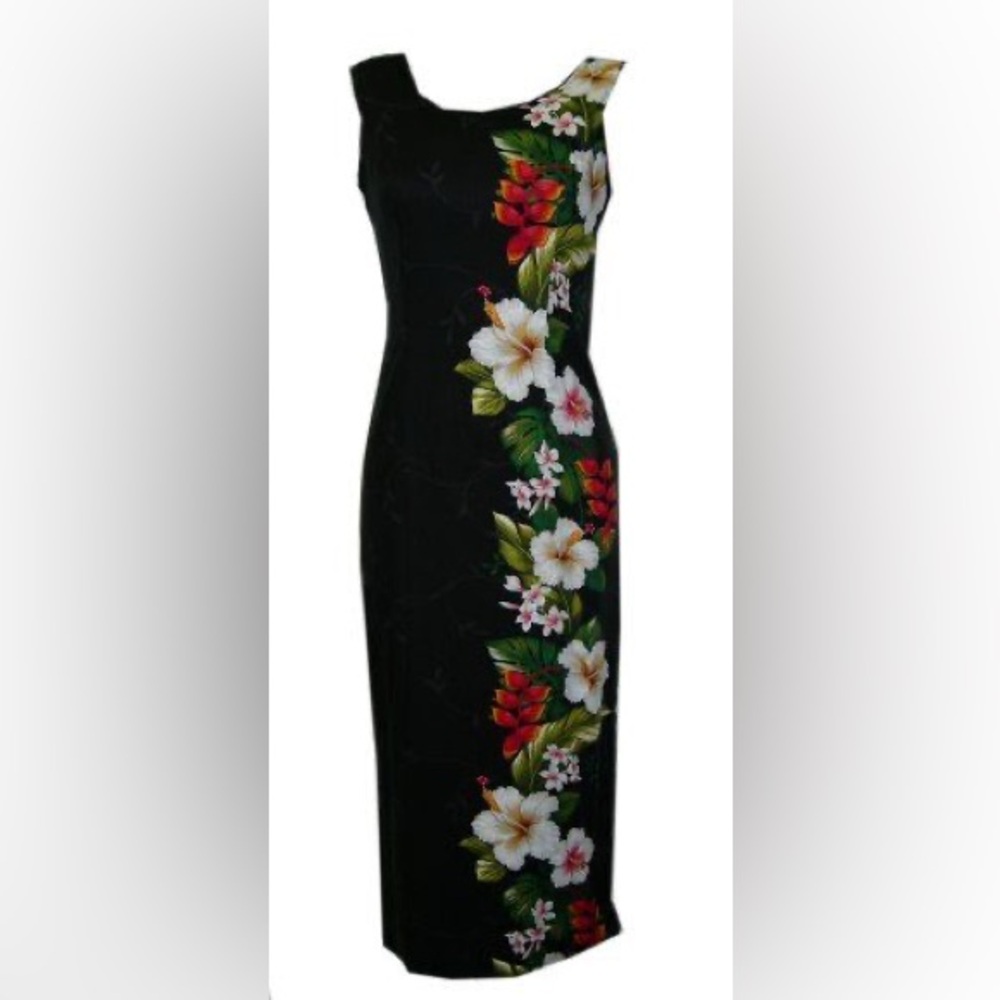 Floral Black Dress